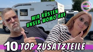 Wohnmobil  10 TOP Zusatzteile  Zubehör [upl. by Gisella210]