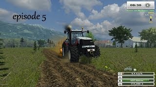 farming simulator 2013 map GORZKOWA ep 5  la récolte de tournesol [upl. by Micky242]