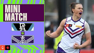 Port Adelaide v Fremantle Mini Match  Week Three 2024  AFL [upl. by Navy]