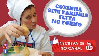 COXINHA DE FORNO  RECEITA SIMPLES E FÁCIL  SEM FARINHA DE TRIGO [upl. by Jsandye]