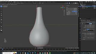 making basic flower pot in the Bezier curve tool in the blender onlinelearningbox blender3d [upl. by Omiseno]