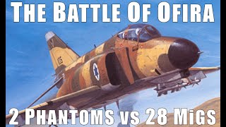 2 PHANTOMS vs 28 MiGs The Epic First Dogfight Of The Yom Kippur War Analysed [upl. by Killie]