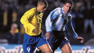 Eliminatórias Copa do Mundo 2002 Brasil vs Argentina [upl. by Alin]