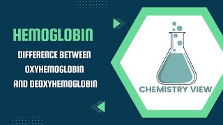 Difference between oxyhemoglobin and deoxyhemoglobin  Bioinorganic chemistry  chemistryview [upl. by Anali]