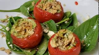 Stuffed tomato with blue cheese dipEpisode 7 [upl. by Aihsas]