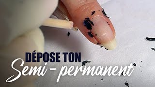 Retire ton SEMIPERMANENT en 20 min à la maison 💅 [upl. by Rik]