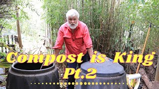 Compost is King Composting using the Gedye Bin system Pt2 Black Gold [upl. by Brenton637]