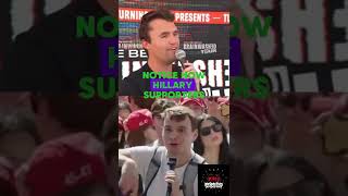 Charlie Kirk Challenges Arrogant College Student shots [upl. by Devaney454]