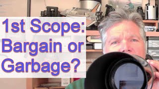 Cheap Telescope Kit  Salvaging the Garbage [upl. by Einnos]