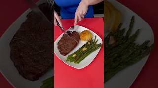 Easy Steak Dinner in minutes 🥩easyrecipes steak dinnerideas airfryer [upl. by Fabio]