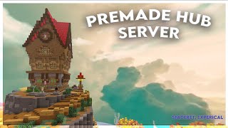 PREMADE MINECRAFT SERVER HUB  FREE DOWNLOAD LINK [upl. by True]