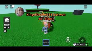 how many slaps can I get in 10 minutes in slap battles roblox [upl. by Ariadne705]