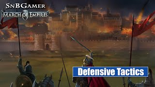 March of Empires Defensive Tactics [upl. by Lesly]