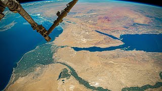 ISS Timelapse  From Gulf of Guinea to Lake Balkhash 22 Jul 2024 [upl. by Tressa449]