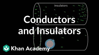 Conductors and Insulators  Physics  Khan Academy [upl. by Ellered]