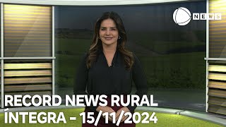 Record News Rural  15112024 [upl. by Notsew261]