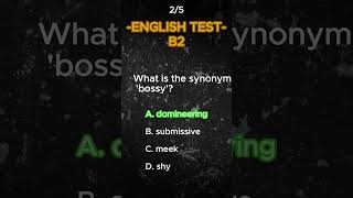 English Test  B1B2 intermediate english learnenglish testy shorts quiz vocabulary engtest [upl. by Hsakaa518]