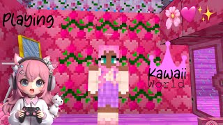 Playing KAWAII WORLD Night playgameplay kawaiigaming kawaiianime [upl. by Hartill]