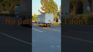 Trailer parks at the intersection funny comedy truck parking [upl. by Aniuqaoj]