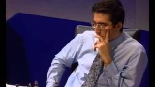 Kasparov Kramnik Match 51 World Chess Championship 2000 live [upl. by Slohcin]