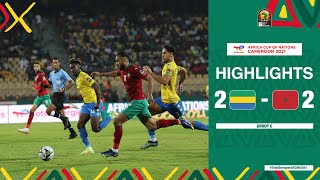 Gabon 🆚 Morocco Highlights  TotalEnergiesAFCON2021  Group C [upl. by Giselbert]