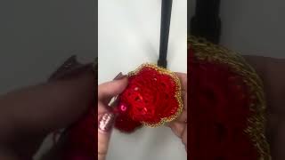 Campanelle uncinetto shorts crochet tutorial uncinetto uncinettotutorial natale handmade [upl. by Atarman773]