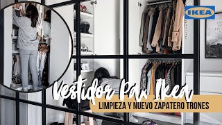 VESTIDOR PAX IKEA  Nuevo ZAPATERO TRONES I [upl. by Hnahc]