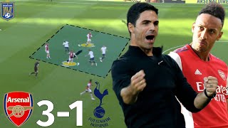 How Arteta Dominated Nunos Tactics  Arsenal vs Tottenham 31  Tactical Analysis [upl. by Shaff]