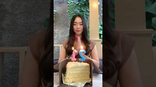 Ma bday 🍰🕯 bdaywishvideo bdaycelebration bdaygirl [upl. by Wylen208]