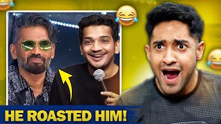 Munawar faruqui Roasted Sunil Shetty FUNNY MEMES [upl. by Mlohsihc]