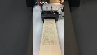 Extra long engraving with the xTool P2 Conveyor Feeder [upl. by Neeluqcaj457]