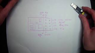 How to turn a uart usb module into an ESP01 programmer [upl. by Nirag195]