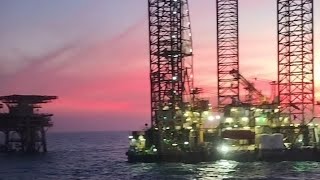 Merchant Ship Rig Towing  Offshore Oil Rig Towing  Towing Ship  Towing  Merchant Navy ship [upl. by O'Dell]