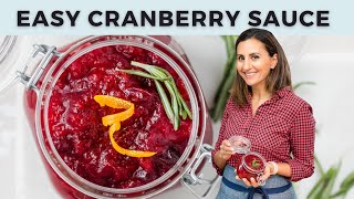 HOMEMADE Cranberry Orange Sauce [upl. by Moriarty]