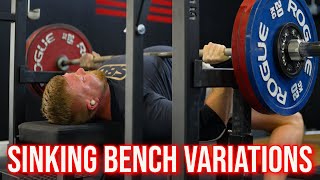 Best Variations for Sinking Bench Press [upl. by Ainitsirk]