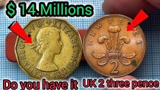 Most Top 15 UK Gold Coins  Three Pence amp 2 New Pence Coins Worth Big Money [upl. by Araf]