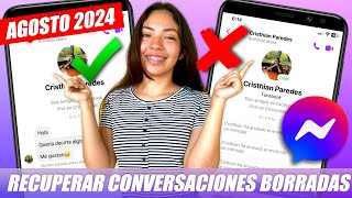 Como RECUPERAR MENSAJES de TEXTO BORRADOS De FACEBOOK✅ Recuperar Mensajes fotos Videos y más [upl. by Julianna]