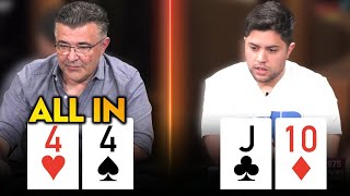 Mariano WINS 71975 Pot With a STRAIGHT at LIVE Cash Game [upl. by Lazos]