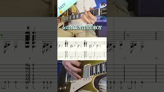 20th Century Boy TRex guitar riffTAB shorts lukarguitarist [upl. by Ahsaekal]