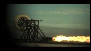 Rocket Sled  NASA RetroTech Tests Future Planetary Descents  Video [upl. by Eiuqnimod]