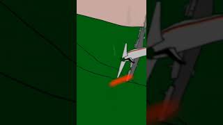 JAL 123 Crash animation Shorts [upl. by Hardman]