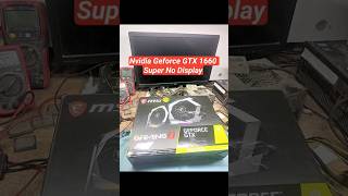 how to Repair Graphics card Nvidia Geforce GTX 1660 Super No Display Solve geforce gtx1660super [upl. by Mackenie187]