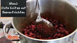 Rosins Restaurants  Rosins Rezept Rote Grütze mit Beerenfrüchten  kabel eins [upl. by Eelime]