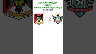 FT Persmin vs Putra Angkasa Kapal Liga 3 Nasional 2024 [upl. by Sladen]