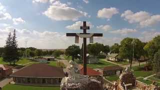 Grotto of the Redemption Miracle Drone Video [upl. by Daffi]