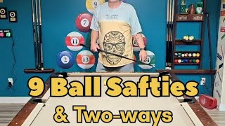 9 Ball Safeties and Twoway Shots [upl. by Meela809]