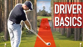 Driver Basics For Longer Straighter Golf Shots [upl. by Wolfie431]