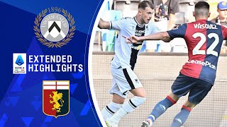 Udinese vs Genoa  Extended Highlights  Serie A  CBS Sports Golazo [upl. by Ylecara]