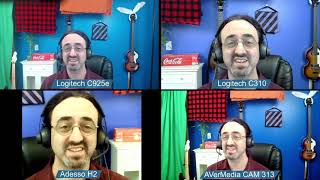 Webcam Matchup 11 Logitech C925e Logitech C310 Adesso H2 AVerMedia 313 [upl. by Shell]