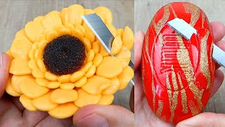 Relaxing Soap Cutting ASMR Satisfying Soap and lipstick cutting Corte de jabón  908 [upl. by Ynnhoj]